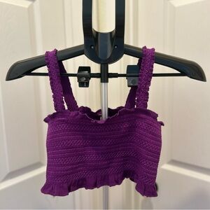 Free People Violet Knit Top